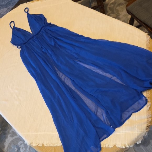 ASOS Cobalt Blue Swim Coverup - Picture 2 of 8